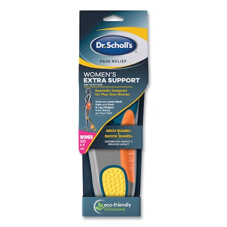 Dr. Scholls Pain Relief Extra Support Orthotic Insoles, Women Sizes 6-11, 1 Pair PR DSC59013